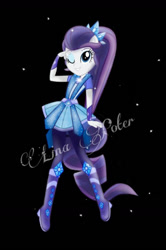 Size: 828x1249 | Tagged: safe, artist:mira.veike, rarity, human, equestria girls, g4, boots, crystal guardian, high heel boots, shoes, solo