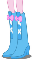 Size: 294x497 | Tagged: safe, pinkie pie, human, equestria girls, g4, boots, boots shot, high heel boots, legs, pictures of legs, shoes, simple background, solo, white background