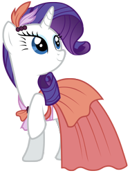 Size: 7000x9300 | Tagged: safe, artist:tardifice, rarity, pony, g4, rarity investigates, absurd resolution, clothes, dress, simple background, solo, transparent background, vector