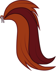 Size: 4715x5911 | Tagged: safe, artist:eclipsethings, edit, editor:flynnmlp, oc, oc only, oc:funny jo, pegasus, pony, folded wings, heterochromia, impossibly long tail, looking back, open mouth, pegasus oc, raised hoof, simple background, smiling, solo, tail, transparent background, vector, wat, wings