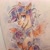 Size: 2048x2048 | Tagged: safe, artist:regenbogen, scootaloo, pegasus, pony, a canterlot wedding, g4, my little pony: friendship is magic, blushing, bouquet, bridesmaid dress, clothes, cute, cutealoo, dress, female, filly, flower, foal, high res, hoof hold, solo, spread wings, traditional art, wings