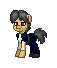 Size: 57x68 | Tagged: safe, artist:dematrix, earth pony, pony, pony town, clothes, han solo, male, pixel art, ponified, simple background, solo, stallion, star wars, transparent background