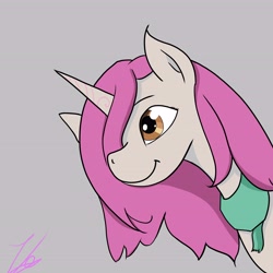 Size: 5906x5906 | Tagged: safe, artist:reinbou, primrose (g5), pony, unicorn, g5, my little pony: a maretime bay adventure, brown eyes, clothes, female, logo, mare, scarf, solo