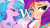 Size: 1920x1080 | Tagged: safe, artist:glazirka, artist:spoosha, edit, izzy moonbow, sunny starscout, earth pony, pony, unicorn, g5, adorable face, blushing, butt, chest fluff, cute, duo, heart, heart eyes, izzybetes, plot, remix, sunnybetes, wingding eyes, youtube link, youtube thumbnail