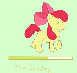 Size: 4000x3815 | Tagged: safe, artist:toryu137, apple bloom, earth pony, pony, g4, female, filly, foal, loading screen, solo
