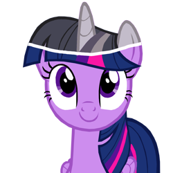 Size: 1280x1280 | Tagged: safe, artist:benpictures1, artist:wardex101, edit, twilight sparkle, alicorn, pony, power ponies (episode), c:, cute, discorded, discorded twilight, female, inkscape, mare, simple background, smiling, solo, transparent background, twiabetes, twilight sparkle (alicorn), vector