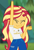 Size: 1080x1588 | Tagged: safe, edit, edited screencap, screencap, sunset shimmer, human, equestria girls, g4, my little pony equestria girls: better together, wake up!, wake up!: pinkie pie, :3, female, real madrid, solo