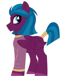 Size: 1300x1600 | Tagged: safe, artist:moonert, oc, oc only, pegasus, pony, choker, clothes, colored hooves, male, pegasus oc, simple background, solo, stallion, tail, tail wrap, transparent background, wings