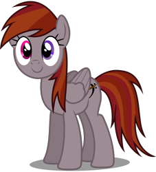 Size: 5000x5500 | Tagged: safe, artist:dashiesparkle, derpibooru exclusive, edit, editor:fauli1221, vector edit, oc, oc only, oc:funny jo, pegasus, pony, .svg available, absurd resolution, closed mouth, female, female oc, heterochromia, mare, pegasus oc, recolor, simple background, solo, svg, transparent background, vector, wings