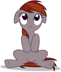 Size: 1620x1926 | Tagged: safe, artist:jp, derpibooru exclusive, edit, editor:fauli1221, vector edit, oc, oc only, oc:funny jo, pegasus, pony, g4, tanks for the memories, .svg available, eyes closed, female, female oc, floppy ears, heterochromia, mare, pegasus oc, recolor, shadow, simple background, sitting, solo, svg, transparent background, vector