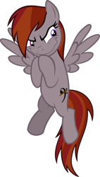 Size: 587x1036 | Tagged: safe, artist:istilllikegamecubes, derpibooru exclusive, edit, editor:fauli1221, vector edit, oc, oc only, oc:funny jo, pegasus, pony, g4, tanks for the memories, .svg available, closed mouth, faic, female, female oc, flying, heterochromia, lidded eyes, mare, pegasus oc, pure unfiltered evil, recolor, simple background, solo, spread wings, svg, transparent background, vector, wings
