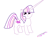Size: 1133x883 | Tagged: safe, artist:purblehoers, spike, twilight sparkle, lizard, pony, unicorn, g4, female, horn, long horn, looking at you, mare, ms paint, pentagram, proud, simple background, smiling, standing, unicorn twilight, white background, wrong cutie mark