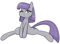 Size: 740x543 | Tagged: safe, alternate version, artist:batipin, maud pie, earth pony, pony, g4, simple background, solo, transparent background