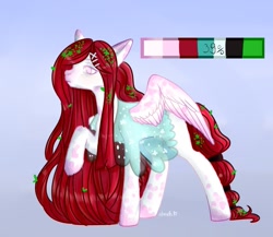 Size: 1217x1054 | Tagged: safe, artist:dillice, oc, oc only, pegasus, pony, clothes, female, mare, pegasus oc, raised hoof, solo, wings