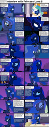 Size: 1282x3304 | Tagged: safe, artist:forgalorga, edit, edited screencap, screencap, princess celestia, princess luna, alicorn, pony, best princesses ever, comic:celestia's servant interview, g4, luna eclipsed, sleepless in ponyville, angry, book, bowl, candy, caption, comic, cookie, crown, cs captions, cute, cutelestia, daaaaaaaaaaaw, duo, eyes closed, female, food, glowing, glowing eyes, happy, hug, interview, jewelry, laughing, levitation, looking at you, lunabetes, magic, magic aura, mare, one eye closed, quill pen, reading, regalia, screencap comic, smiling, telekinesis, text, two retired princesses, wink, winking at you, word salad, writing