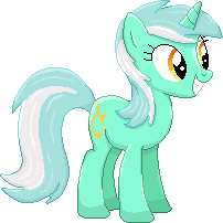 Size: 202x202 | Tagged: safe, artist:rockingscorpion, lyra heartstrings, pony, unicorn, g4, female, mare, pixel art, simple background, smiling, solo, transparent background