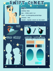 Size: 768x1024 | Tagged: safe, oc, oc only, oc:turbo swifter, pegasus, pony, goggles, reference sheet, solo
