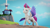 Size: 1920x1080 | Tagged: safe, screencap, zipp storm, pegasus, pony, g5, make your mark, my little pony: make your mark, blue sky, crystal brighthouse, female, lighthouse, mare, prisbeam, rainbow, solo, wings