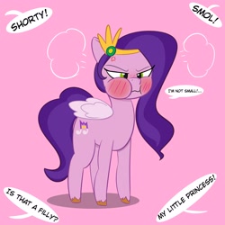 Size: 3000x3000 | Tagged: safe, artist:bestponies, pipp petals, pegasus, pony, g5, my little pony: tell your tale, angry, cute, female, high res, madorable, mare, pipp is short, pipp is smol, pipp petals is not amused, puffy cheeks, smol, solo, unamused
