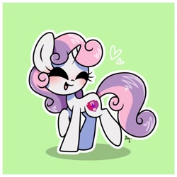 Size: 1024x1024 | Tagged: safe, artist:silver meadow, sweetie belle, pony, g4, female, filly, foal, solo