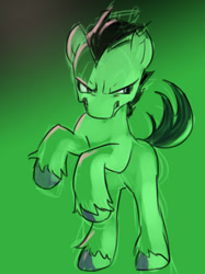 Size: 508x679 | Tagged: safe, artist:hinoraito, oc, oc only, earth pony, pony, male, rearing, solo, unshorn fetlocks