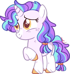 Size: 844x892 | Tagged: safe, artist:kurosawakuro, oc, pony, unicorn, base used, female, filly, foal, magical lesbian spawn, offspring, parent:coconut cream, parent:toola roola, simple background, solo, transparent background