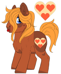 Size: 1054x1278 | Tagged: safe, artist:moonert, oc, oc only, earth pony, pony, :p, colored hooves, ear fluff, earth pony oc, male, simple background, solo, stallion, tongue out, transparent background