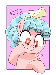 Size: 1500x1995 | Tagged: safe, artist:chiruchiru, cozy glow, pegasus, pony, g4, cozybetes, cute, female, filly, foal, smiling, solo