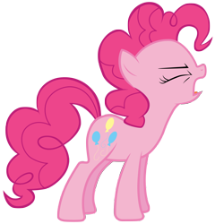 Size: 7000x7300 | Tagged: safe, artist:tardifice, pinkie pie, earth pony, pony, g4, season 8, the maud couple, absurd resolution, female, mare, simple background, solo, transparent background, vector