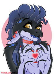 Size: 750x1000 | Tagged: safe, artist:jennieoo, oc, oc:kayda, dragon, barely pony related, dragoness, female, furry, heart, hearts and hooves day, looking at you, piercing, simple background, sketch, smiling, smiling at you, solo, transparent background