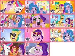 Size: 1080x810 | Tagged: safe, edit, edited screencap, screencap, hitch trailblazer, izzy moonbow, pipp petals, señor butterscotch, sunny starscout, zipp storm, earth pony, pegasus, pony, unicorn, a home to share, clip trot, foal me once, g5, it's t.u.e.s. day, mane melody, maretime bay day 2.0, my little pony: tell your tale, nightmare roommate, sisters take flight, sunny-day dinners, the unboxing of izzy, zipp's flight school, spoiler:g5, spoiler:my little pony: tell your tale, spoiler:tyts01e01, spoiler:tyts01e02, spoiler:tyts01e03, spoiler:tyts01e04, spoiler:tyts01e05, spoiler:tyts01e06, spoiler:tyts01e07, spoiler:tyts01e08, spoiler:tyts01e09, spoiler:tyts01e10, spoiler:tyts01e11, 1, 10, 11, 2, 3, 4, 5, 6, 7, 8, 9, crying, female, male, mane five, mane stripe sunny, mare, open mouth, stallion, wavy mouth, youtube thumbnail