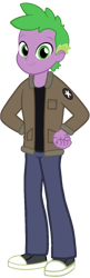 Size: 427x1313 | Tagged: safe, artist:edy_january, edit, vector edit, spike, human, equestria girls, g4, my little pony equestria girls: better together, clothes, girls und panzer, jacket, marine, marines, military, older, older spike, saunders, simple background, solo, transparent background, uniform, usmc, vector, world of tanks, world of tanks blitz, wotblitz