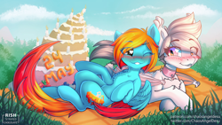 Size: 1920x1080 | Tagged: safe, artist:chaosangeldesu, oc, oc only, bat pony, pegasus, pony