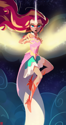 Size: 840x1581 | Tagged: safe, artist:ajvl, sunset shimmer, equestria girls, g4, my little pony equestria girls: friendship games, daydream shimmer, female, human coloration, legs, solo