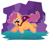 Size: 818x677 | Tagged: safe, artist:giantsquidie, scootaloo, pegasus, pony, g4, 2013, cape, clothes, cmc cape, female, solo