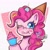 Size: 2000x2000 | Tagged: safe, artist:stormagedoom, pinkie pie, earth pony, pony, g4, candy, cherry, cupcake, cute, diapinkes, eating, female, food, herbivore, high res, lollipop, mare, one eye closed, sweets