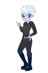 Size: 1999x3037 | Tagged: safe, artist:gmaplay, silver sable, human, equestria girls, g4, equestria girls-ified, simple background, solo, transparent background