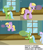 Size: 3000x3468 | Tagged: safe, artist:itz-rainbowshine295, oc, oc:cloudy star, oc:petal sunsmile, oc:rainbowshine, alicorn, pegasus, pony, comic:i'll shine, flying, high res, speech bubble