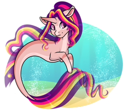 Size: 1920x1705 | Tagged: safe, artist:oneiria-fylakas, oc, oc only, oc:mindy bright, seapony (g4), unicorn, bubble, dorsal fin, female, fins, fish tail, flowing mane, flowing tail, mare, ocean, offspring, parent:sunburst, parent:twilight sparkle, parents:twiburst, seaponified, solo, species swap, tail, underwater, water