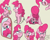 Size: 3748x2996 | Tagged: safe, artist:doodledonutart, pinkie pie, earth pony, pony, g4, :<, butt, censored butt, cherry, cute, derp, diapinkes, electricity, floppy ears, food, high res, ice cream, in which pinkie pie forgets how to gravity, looking at you, mirror, movie reference, multeity, open mouth, open smile, pinkie being pinkie, pinkie physics, plot, plugged, ponk, silly, silly pony, smiling, strategically covered, the dark knight, the fourth wall cannot save you, the joker, tongue out, too much pink energy is dangerous, upside down