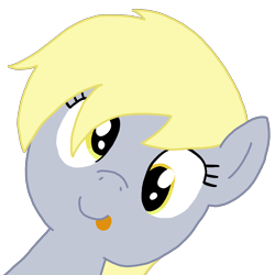 Size: 6000x6000 | Tagged: safe, artist:gilo, pegasus, pony, :p, head only, simple background, smiling, solo, tongue out, transparent background