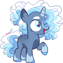 Size: 1214x1218 | Tagged: safe, artist:kurosawakuro, oc, pony, unicorn, female, filly, foal, offspring, parent:night glider, parent:party favor, parents:partyglider, simple background, solo, transparent background
