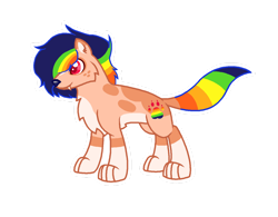 Size: 1280x996 | Tagged: safe, artist:synchr0wolf, oc, oc:pawsome, wolf, wolf pony, base used, freckles, paws, simple background, solo, transparent background