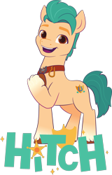 Size: 1496x2342 | Tagged: safe, hitch trailblazer, earth pony, pony, g5, my little pony: make your mark, my little pony: make your mark chapter 1, official, .svg available, coat markings, coloring page, male, open mouth, open smile, raised hoof, simple background, smiling, socks (coat markings), solo, stallion, svg, text, transparent background, unshorn fetlocks, vector