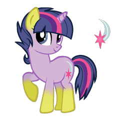 Size: 742x724 | Tagged: safe, artist:martulove-chan, oc, oc only, oc:greenlight sparkle, pony, unicorn, female, horn, mare, offspring, parent:comet tail, parent:twilight sparkle, parents:cometlight, simple background, smiling, transparent background