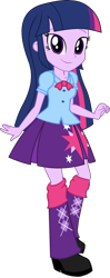 Size: 1024x2575 | Tagged: safe, artist:alandssparkle, artist:rupahrusyaidi, edit, vector edit, twilight sparkle, human, equestria girls, g4, simple background, solo, transparent background, vector