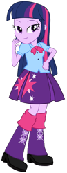 Size: 606x1565 | Tagged: safe, artist:alandssparkle, artist:rupahrusyaidi, edit, vector edit, twilight sparkle, human, equestria girls, g4, female, simple background, solo, transparent background, vector