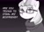 Size: 2986x2160 | Tagged: safe, artist:applephil, moondancer, pony, unicorn, g4, black and white, clothes, drawthread, female, glasses, gradient background, grayscale, high res, mare, monochrome, ponified, requested art, solo, sweater, talking to viewer, turtleneck, yandancer, yandere