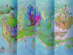 Size: 4000x3000 | Tagged: safe, g5, my little pony: a new generation, official, spoiler:g5, map, map of equestria, map of equestria (g5), merchandise