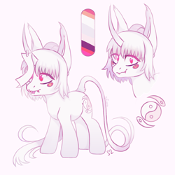 Size: 2900x2900 | Tagged: safe, artist:strangle12, oc, oc only, pony, unicorn, bust, duo, high res, horn, leonine tail, reference sheet, tail, unicorn oc